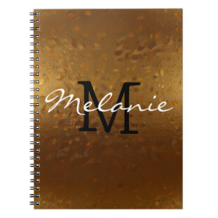 Ein glamouröses Monogramm-Notebook für sie Notizblock