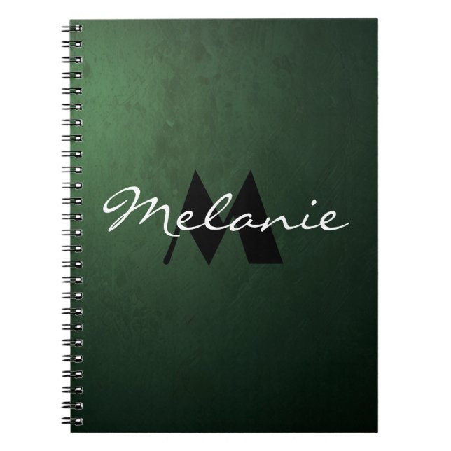 Ein glamouröses Monogramm-Notebook für sie Notizblock (Vorderseite)