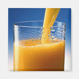 Ein Glas Orangensaft Magnet