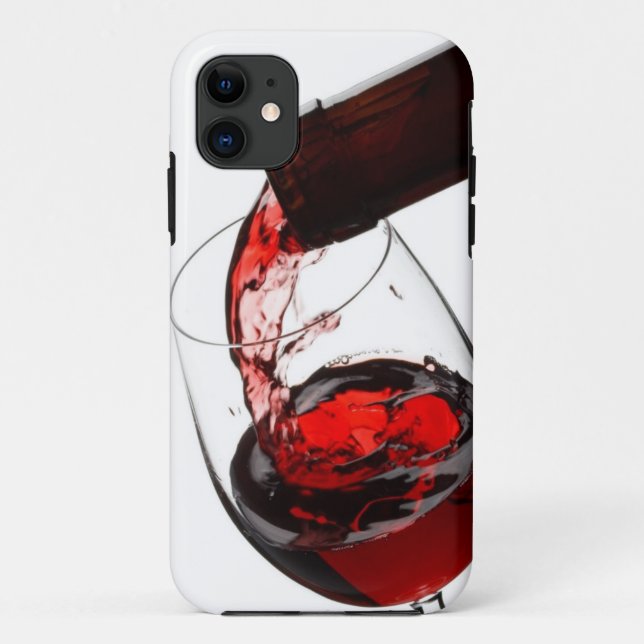 Ein Glas Rotwein Case-Mate iPhone Hülle (Rückseite)