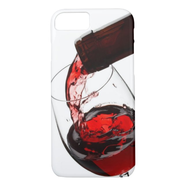 Ein Glas Rotwein Case-Mate iPhone Hülle (Rückseite)