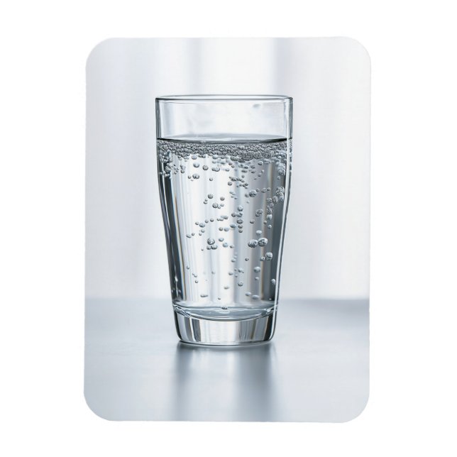 Ein Glas Sekt Magnet (Vertikal)