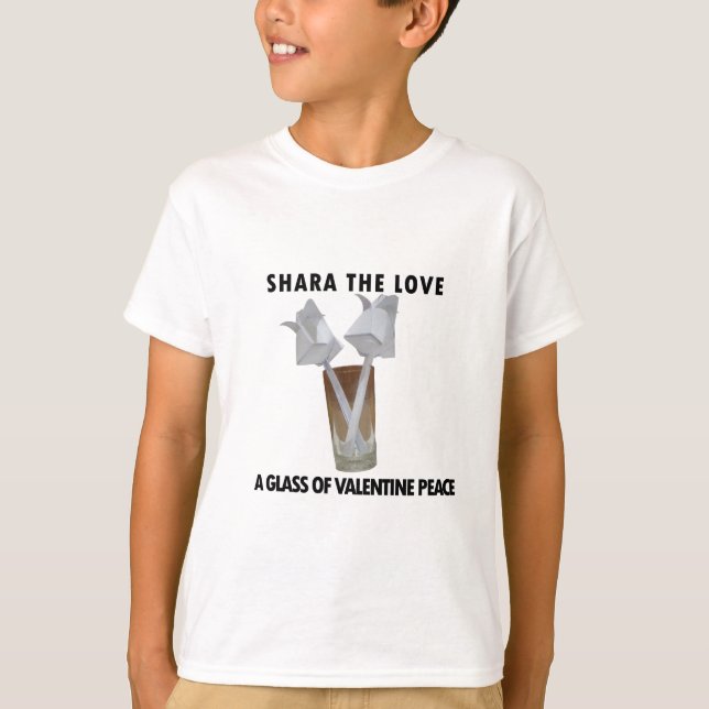 Ein Glas valentiner Ruhe. T-Shirt (Vorderseite)