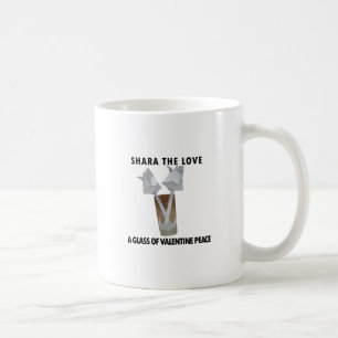 Ein Glas Valentinsfrieden. Kaffeetasse