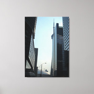 Ein gläserner Blick auf Toronto Leinwanddruck