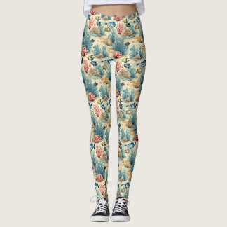 Ein glattes Meer hat noch nie einen erfahrenen Seg Leggings