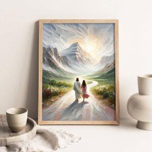 Ein Glaubens test, Moderne Christliche Kunst, Jesu Poster