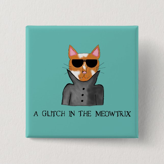 Ein Glitch in der Schaltfläche Meowtrix Button (Vorderseite)