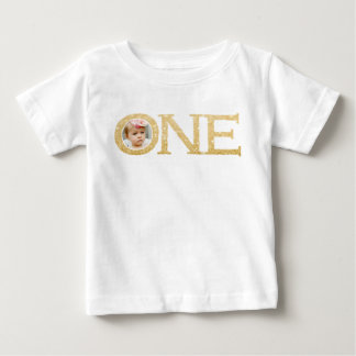 Ein Glitterie-Foto Personalisiert Baby T-shirt