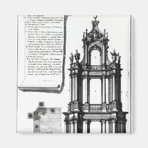 Ein Glockenturm konzipiert für St Peter, Rom Magnet