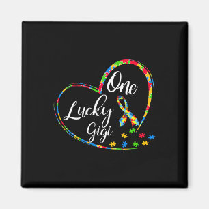 Ein Glück Gigi Autismus Aufklärung Geschenk Puzzle Magnet