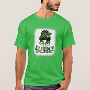 Ein glücklicher 7. Lehrer der Klasse brach St Patr T-Shirt