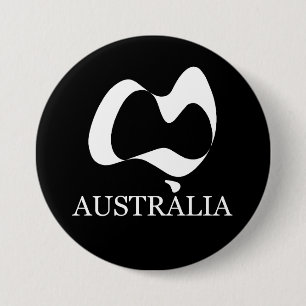 Ein glücklicher Australientag Button