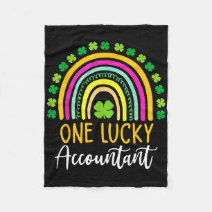 Ein Glücklicher Buchhalter St. Patrick Tag Shamroc Fleecedecke