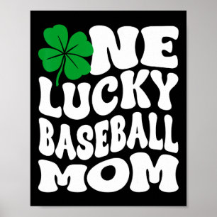 Ein glücklicher Bysebyll-Mom-Sport-Mutter St. Patr Poster