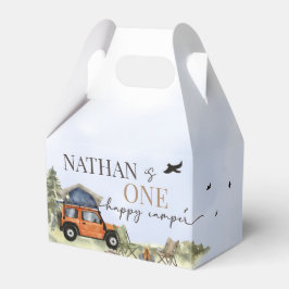 Ein glücklicher Camper Camping-Junge Geburtstagsge Geschenkschachtel