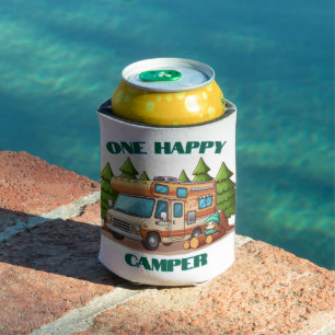Ein glücklicher Camper Cooler Dosenkühler