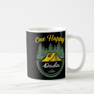 Ein glücklicher Camper Dada Geburtstag Camping Fam Kaffeetasse