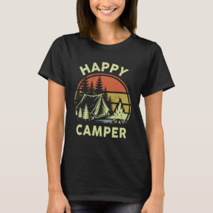Ein glücklicher Camper Kleinkind Junge Lustiges Ca T-Shirt