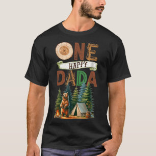 Ein glücklicher Dada-Camper zum ersten Geburtstag T-Shirt