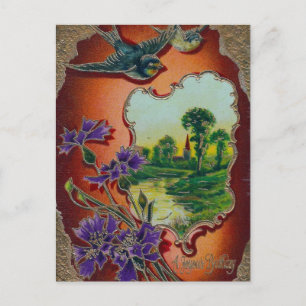 Ein glücklicher Geburtstag Postkarte