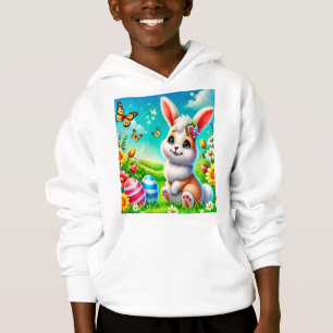 Ein glücklicher Hase Hoodie