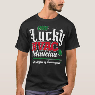 Ein glücklicher HVAC-Techniker Funny AC Reparateur T-Shirt