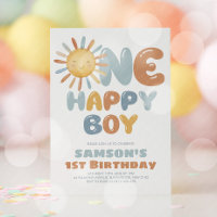 Ein glücklicher Junge Sonn 1. Geburtstag