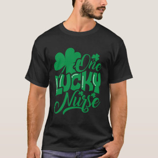 Ein glücklicher Krankenschwester St. Patrick's Day T-Shirt