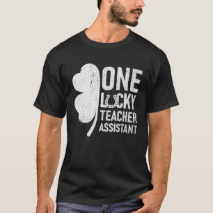 Ein glücklicher Lehrer Assistentin passt zu St Pat T-Shirt