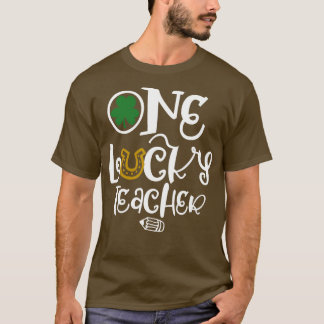 Ein glücklicher Lehrer Funny St Patricks Day Gesch T-Shirt