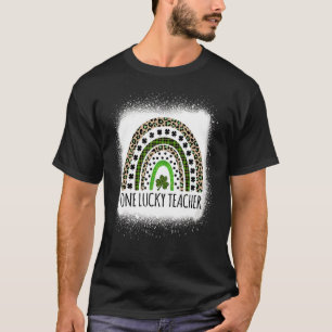 Ein glücklicher Lehrer Kleeblatt Patrick's Day Wom T-Shirt