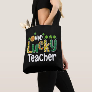 Ein glücklicher Lehrer Schule St. Patrick's Day