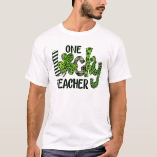 Ein glücklicher Lehrer St. Patrick's Day Womens Sh T-Shirt