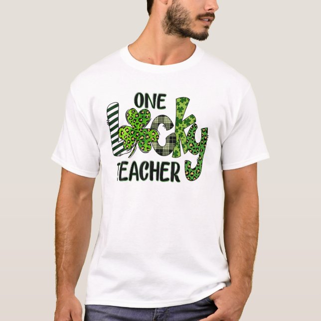 Ein glücklicher Lehrer St. Patrick's Day Womens Sh T-Shirt (Vorderseite)