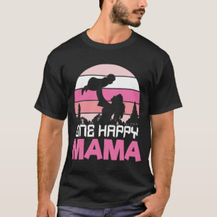 Ein glücklicher Mama glücklicher Camper passendes T-Shirt
