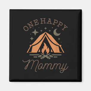 Ein glücklicher Mutter-Camper 1. Geburtstag Campin Magnet