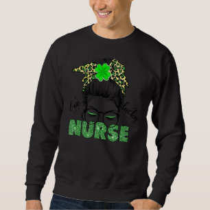 Ein glücklicher Nurse St Patrick's Day Sweatshirt