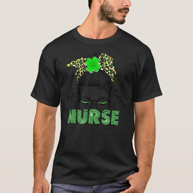 Ein glücklicher Nurse St Patrick's Day T-Shirt (Vorderseite)