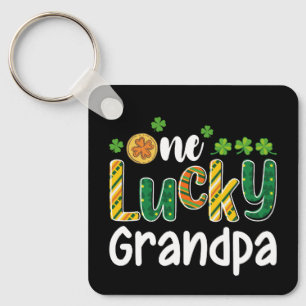 Ein glücklicher Opa Matching Family St Patrick's D Schlüsselanhänger