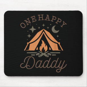 Ein glücklicher Papa Camper 1. Geburtstag Camping Mousepad
