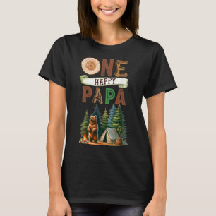 Ein glücklicher Papa Camper zum ersten Geburtstag T-Shirt