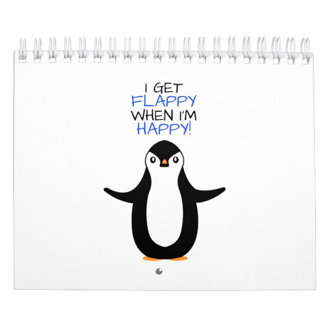 Ein glücklicher Pinguin Kalender (Titelbild)