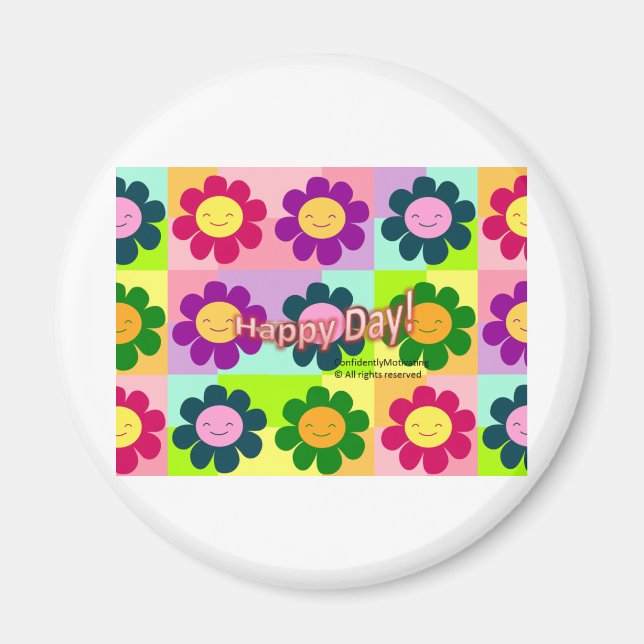 Ein glücklicher Tag! Magnet (Vorne)