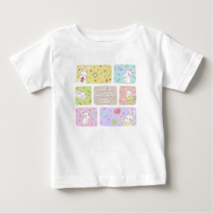 Ein glücklicher Tag: Niedliche Sonnenstrahlen Baby T-shirt