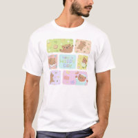 Ein glücklicher Tag: Niedliche Teddybären-Illustra