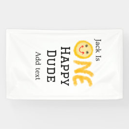 Ein glücklicher Typ 1 glücklicher Geburtstag Läche Banner