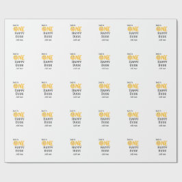 Ein glücklicher Typ 1 glücklicher Geburtstag Smile Geschenkpapier