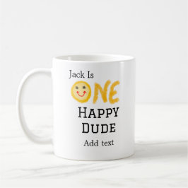 Ein glücklicher Typ 1 glücklicher Geburtstag Smile Kaffeetasse