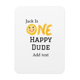 Ein glücklicher Typ 1 glücklicher Geburtstag Smile Magnet